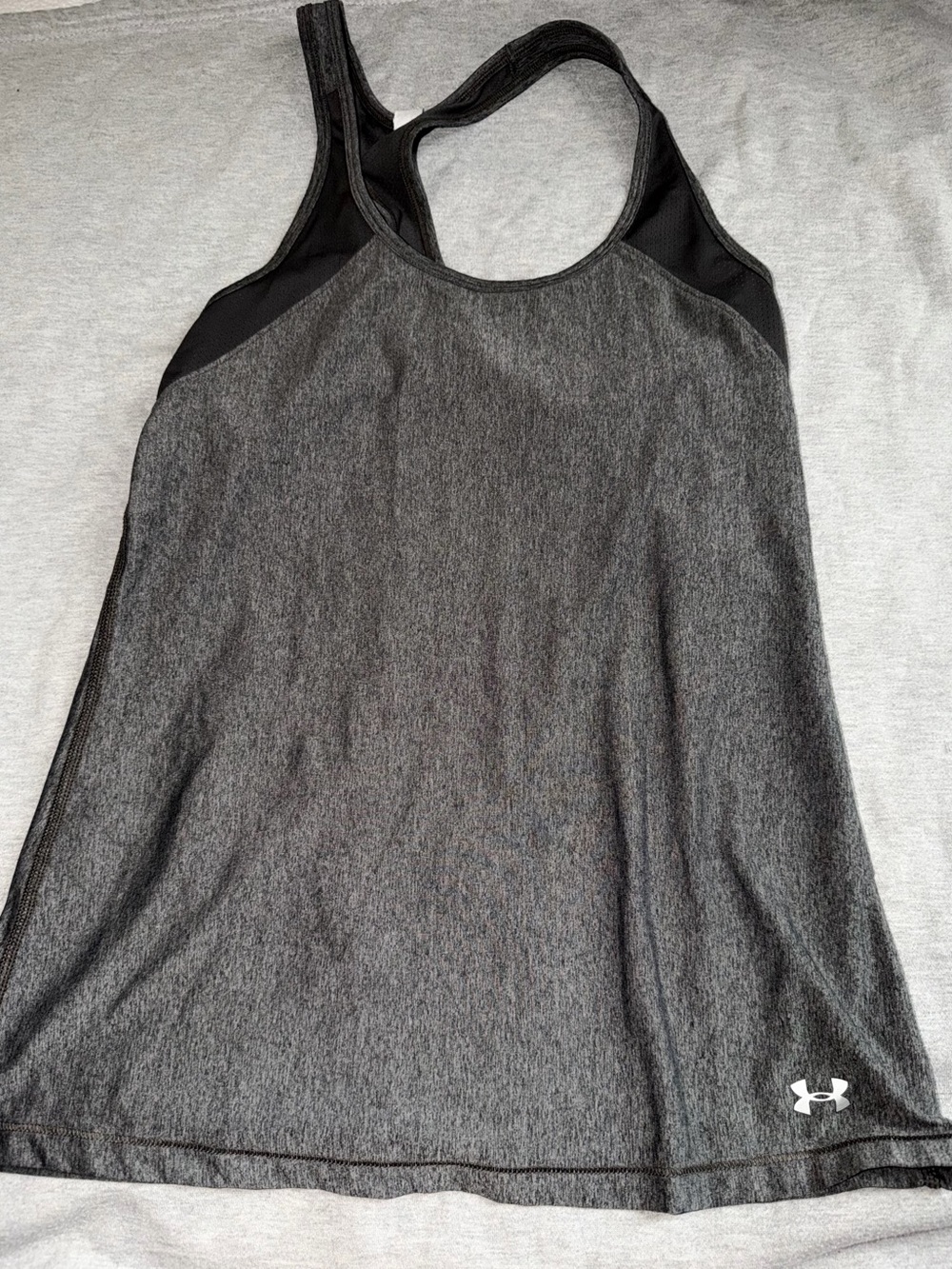 Under Armour Women's Dark Gray Heather Racerback Tank